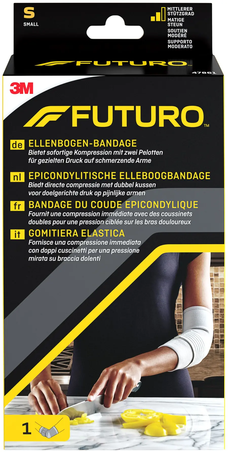 7721_3M FUTURO 47861 LOKETNI BANDAZ S EPIKONDYLARNI PASKOU VELIKOST S